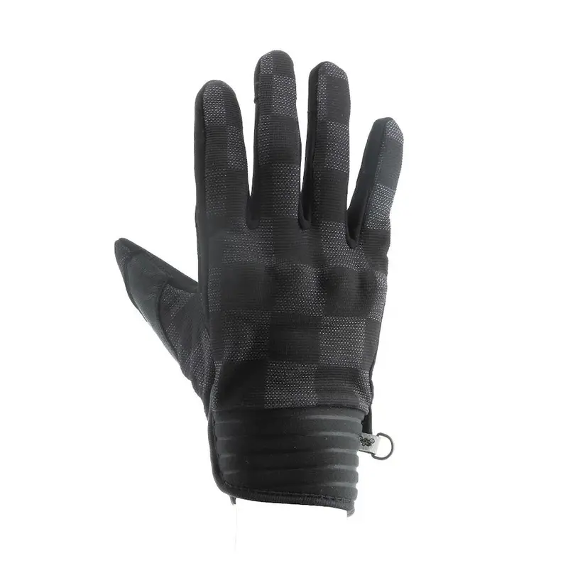 GANTS HELSTONS SIMPLE ETE NOIR GRIS DAMIER