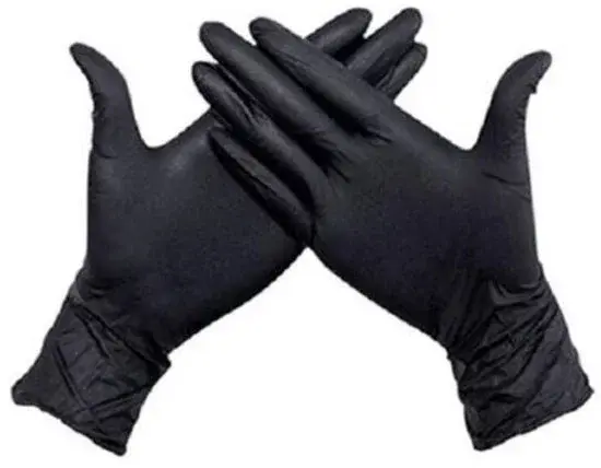 Gants jetables en latex Hynex poudrés taille M blanc - Neuf Outlet