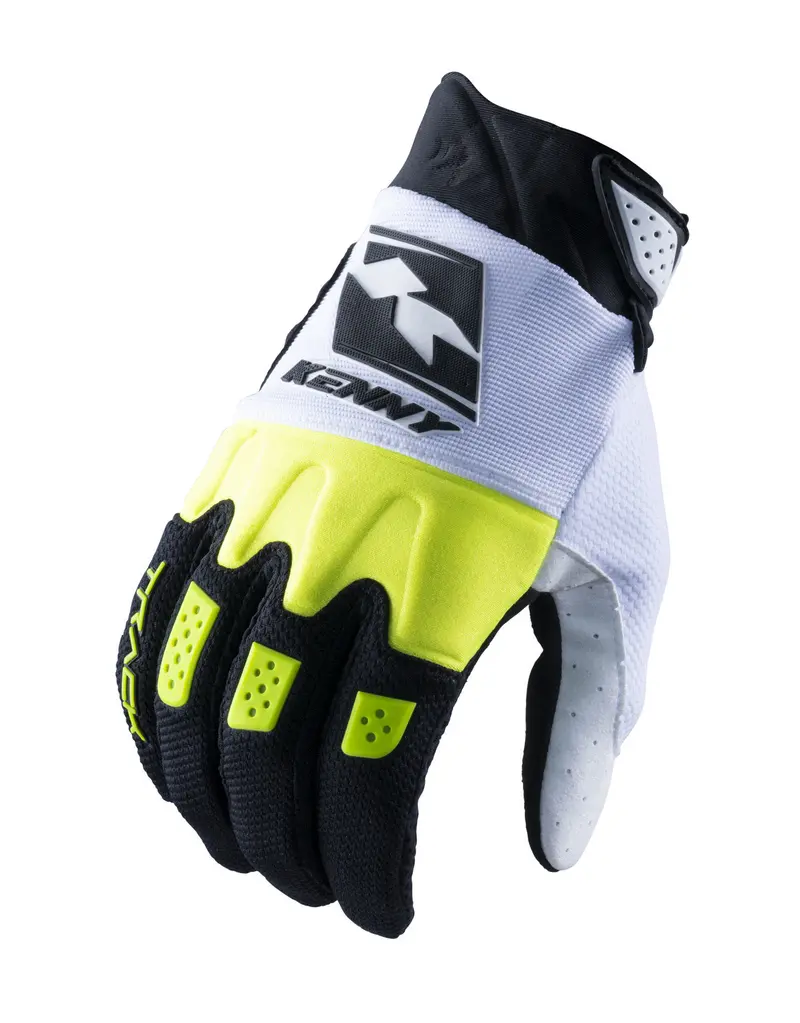 GANTS KENNY TRACK NOIR NEON JAUNE