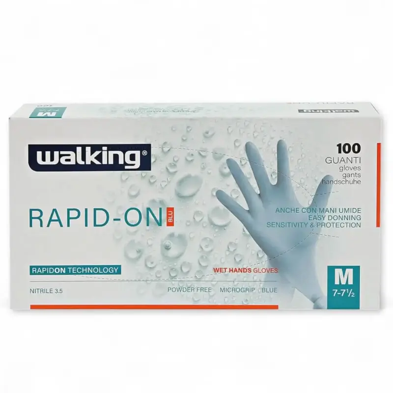 Gants nitrile Rapid-On sans poudre 100 pièces