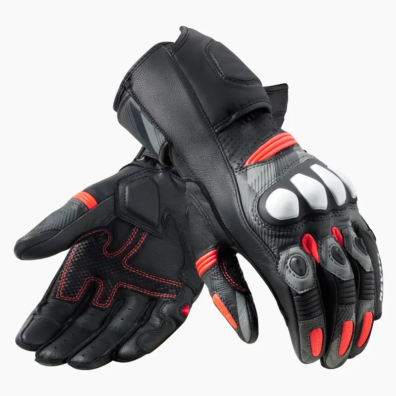 GANTS REV-IT LEAGUE 2 NOIR NEON ROUGE
