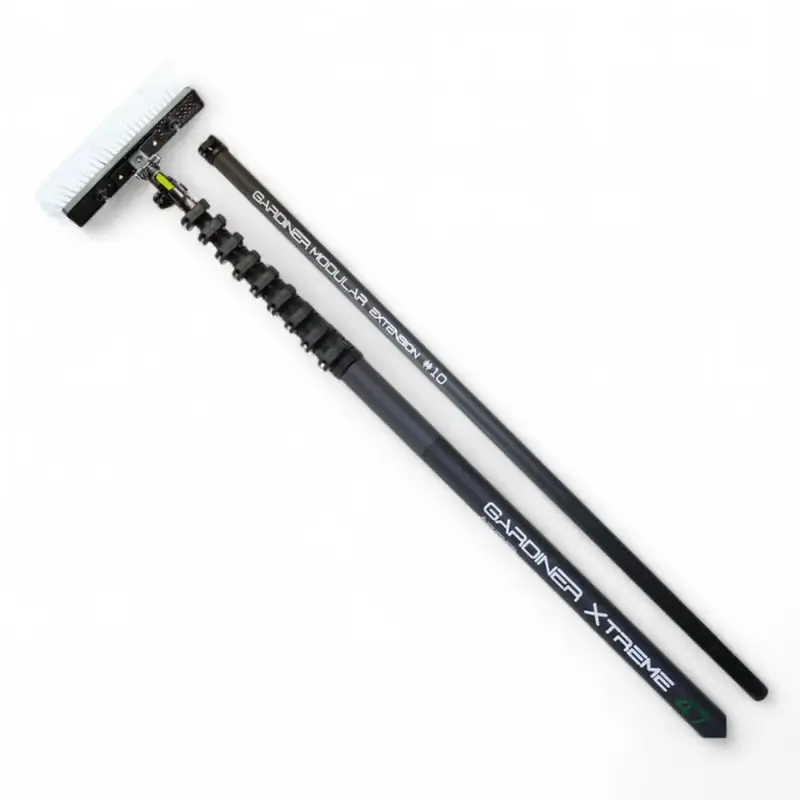 GARDINER XTREME 47 Canne télescopique professionnelle en carbone HM de 15,67 mètres