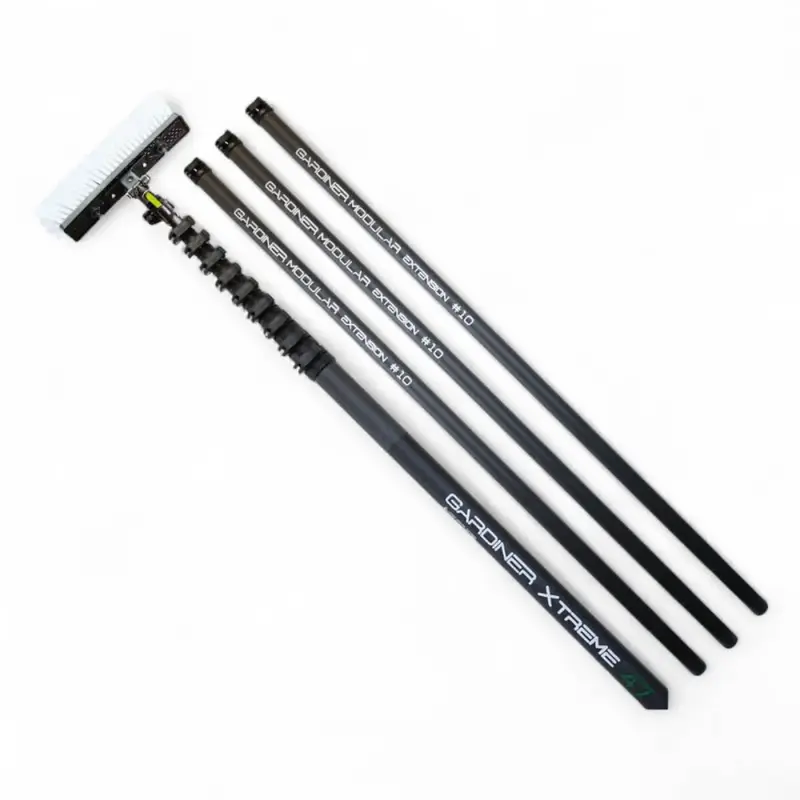 GARDINER XTREME 47 Canne télescopique professionnelle en carbone HM de 18,87 mètres
