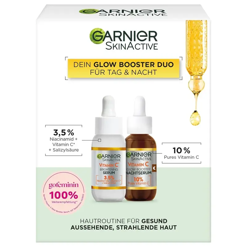 Garnier SkinActive Vitamin C Glow Booster Duo Serum - Nieuw