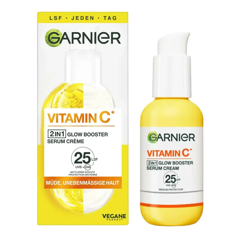 Garnier Vitamin C Glow Booster Serum Cream - Nieuw