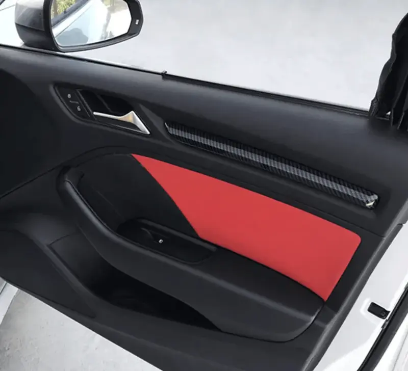 Garnitures de portes inserts type carbone pour AUDI A3 8V (2012 - 2020)