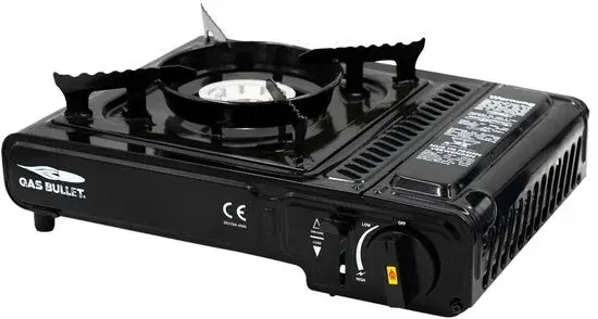 GAS BULLET Outdoor Gasfornuis 2200W Draagkoffer - Nieuw Outlet