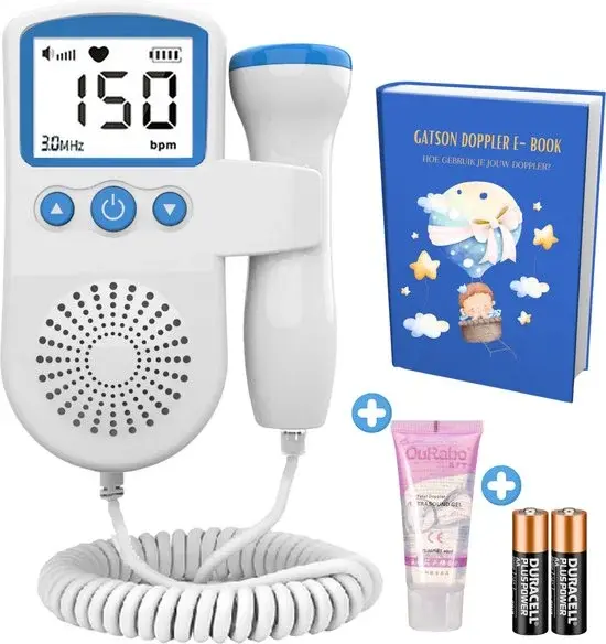 Gatson Foetale Doppler Blauw Wit - Nieuw Outlet