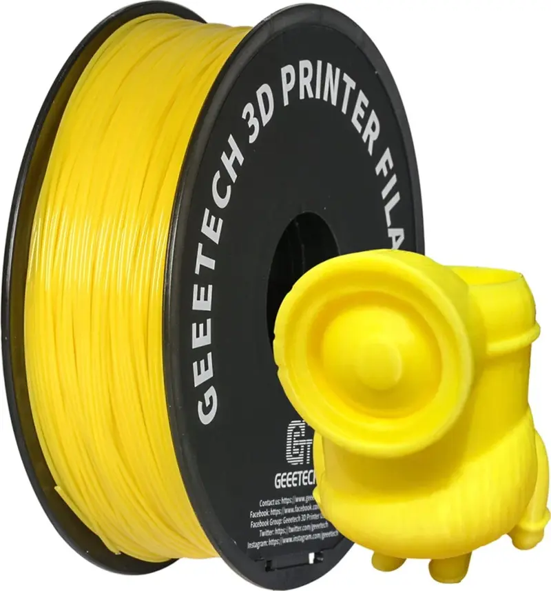 Geeetech PLA 1,75 mm Jaune 1 kg - Nouvelle Liquidation