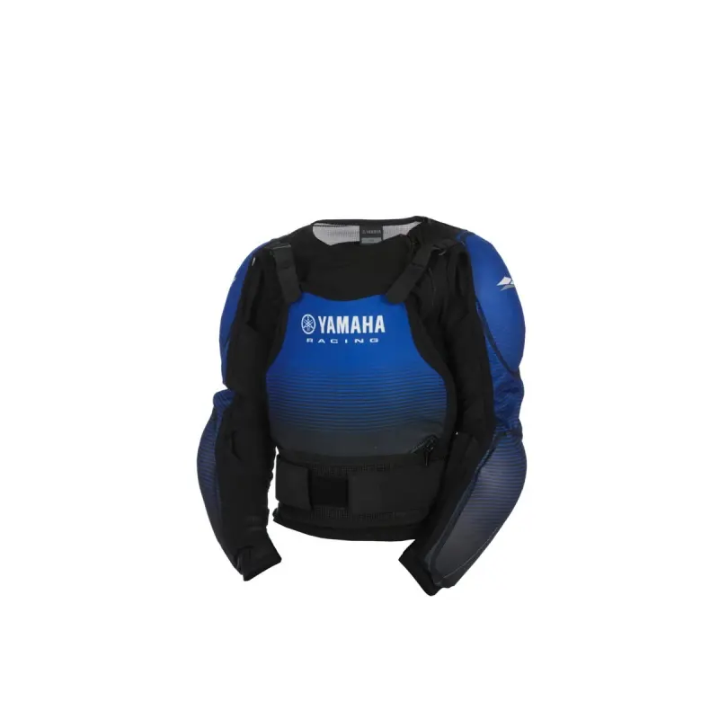 GILET DE PROTECTION KID YAMAHA MX BODY ARMOUR NOIR BLEU