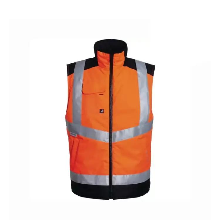 GILET DE TRAVAIL SANS MANCHE HAUTE VISIBILITE REVERSIBLE WILEY ORANGE NORTH WAYS
