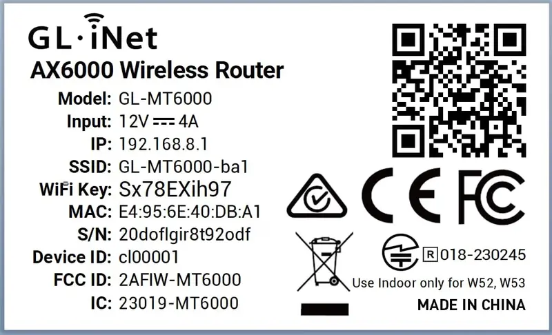 GL.iNet Flint 2 Gaming Wi-Fi 6 Router Dual 2,5G - Nieuw