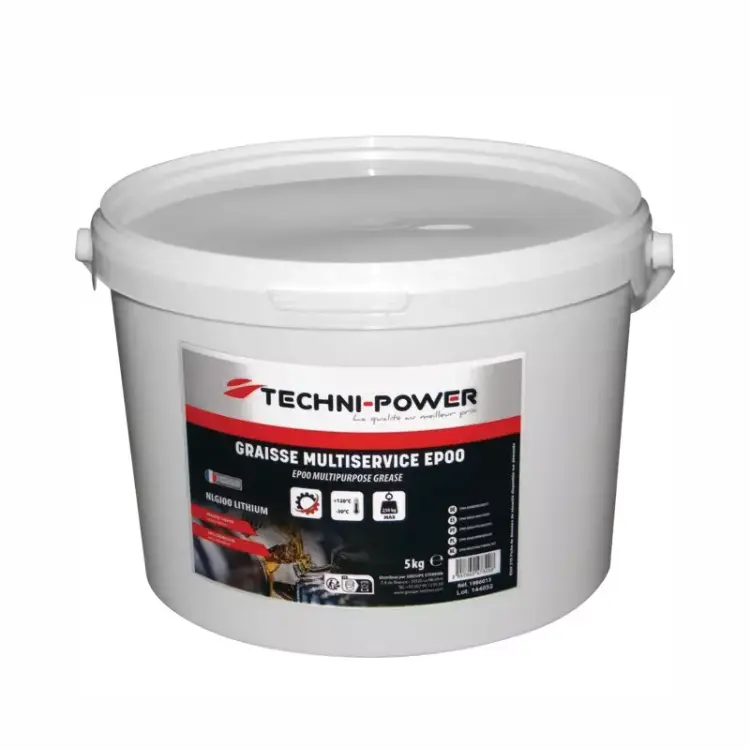 GRAISSE MULTISERVICE EP00 SEAU DE 5KG TECHNI-POWER