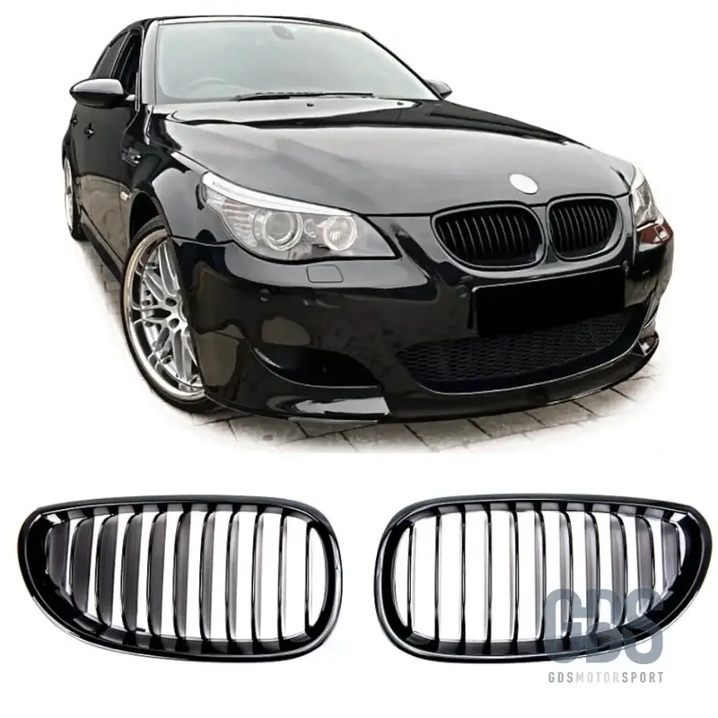 Grilles Calandre Noir Brillant BMW Série 5 E60 / E61