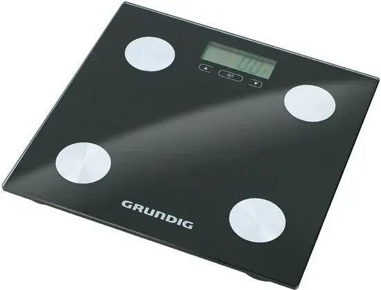 Grundig Weegschaal Lichaamsanalyse Zwart - Nieuw Outlet