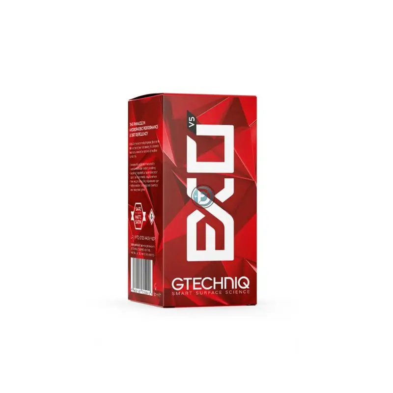 Gtechniq Exo V5 — Revêtement Céramique Hydrophobe Ultra-Durable | 30ml 50ml
