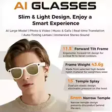 Guhuavmi Smart Glasses 8MP Camera 3600mAh - Nieuw