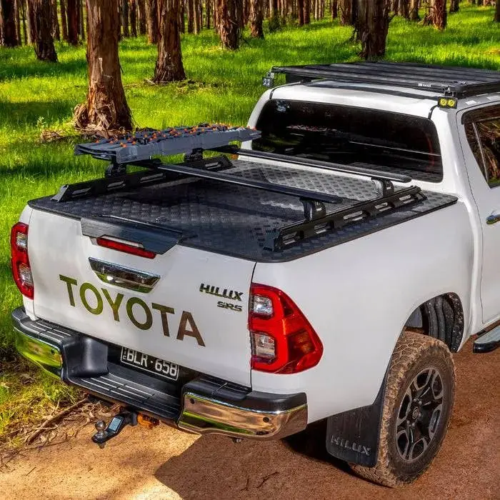 Hardlid ARB | Couvre-Benne Aluminium | Toyota Hilux Revo 2016-2025 Double Cab