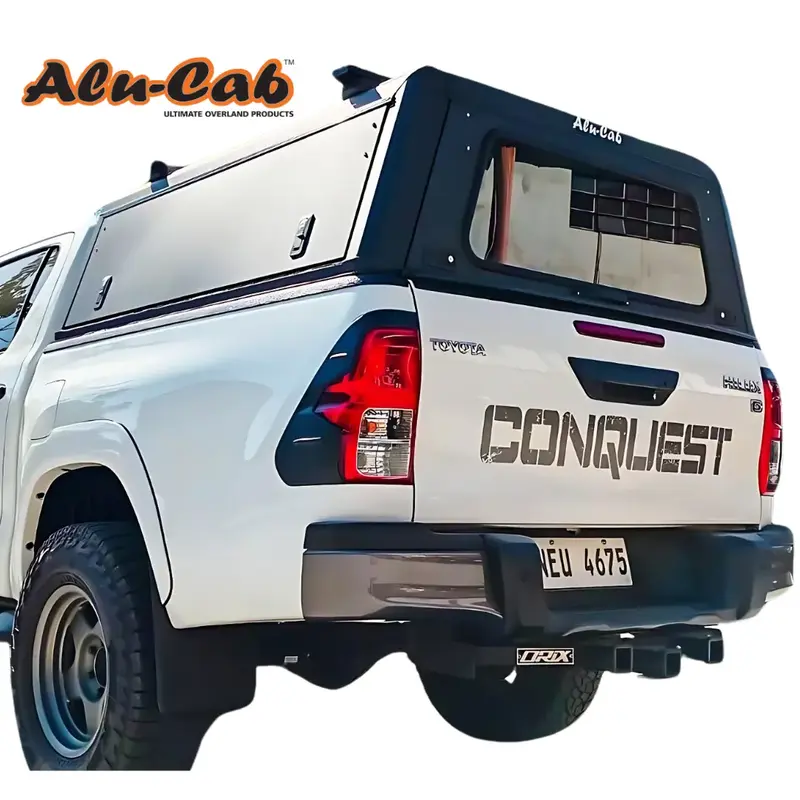 Hardtop Alu-Cab Explorer 3 Toyota Hilux 2005 à 2015 - Noir