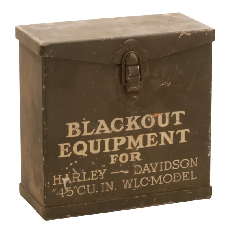Harley Davidson Boîte d'équipement WLC Blackout