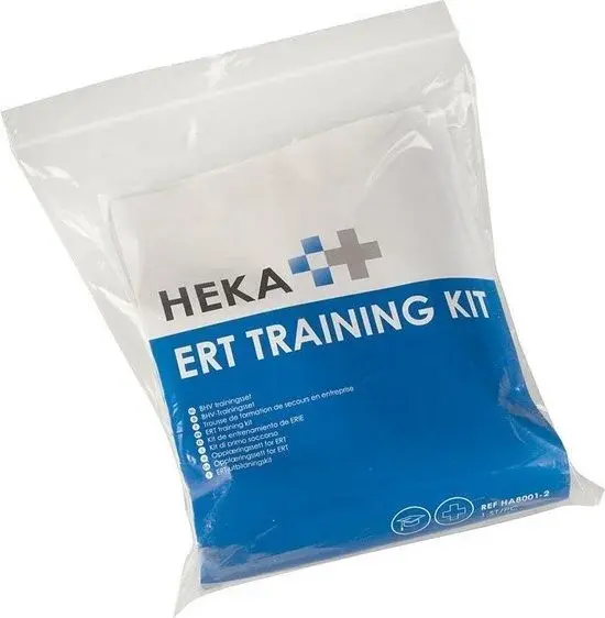 HEKA BHV EHBO Kit de formation au bandage bleu - Nouveau Outlet