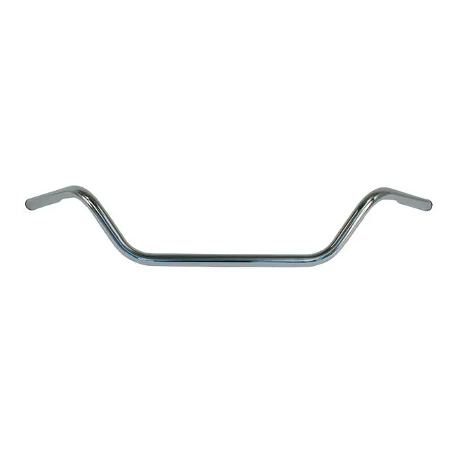 Highway Hawk 1" Cruiser Handlebars Slotted Chrome