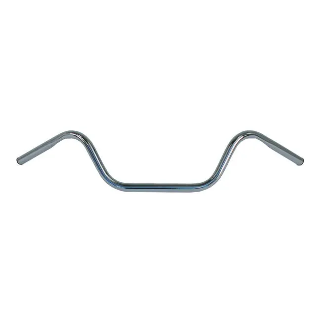 Highway Hawk 1" Custom Handlebars Slotted Chrome