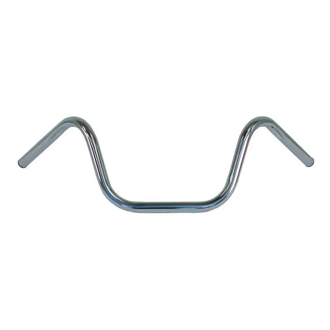 Highway Hawk 1" FXWG Style Handlebars Slotted Chrome