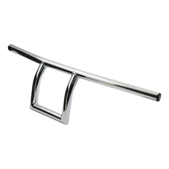 Highway Hawk 1" Square Handlebars Slotted Chrome