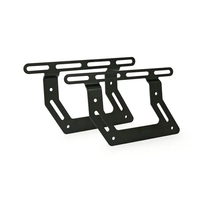 Highway Hawk Kit de support universel pour sacoches de moto, noir