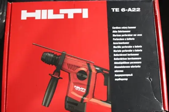 Hilti TE6-A22 Boorhamer Li-Ion Accu - Gebruikt