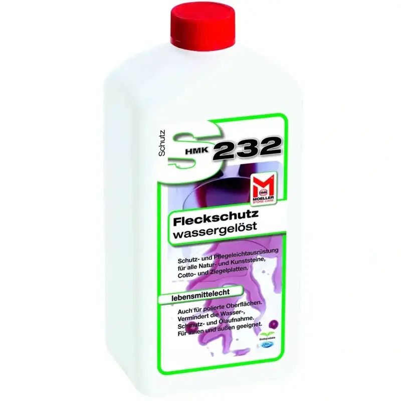 HMK S232 Protection contre les éclaboussures soluble dans l'eau 250ml Imprégnation pour pierre