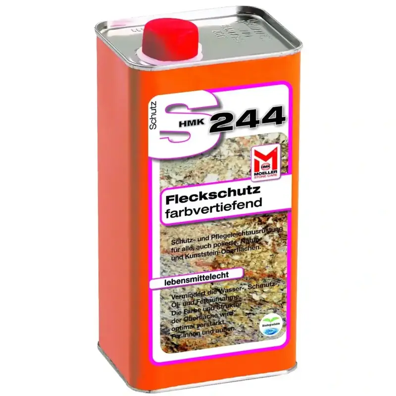 HMK S244 Protection contre les taches intensifiant la couleur 250ml Imprégnation pour pierre