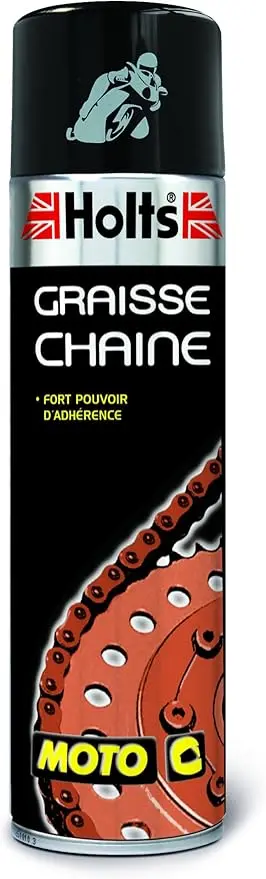 Holts Graisse Chaine 300ml - Lubrification et Protection Optimales pour Chaînes de Motos et Véhicules à 2 Roues