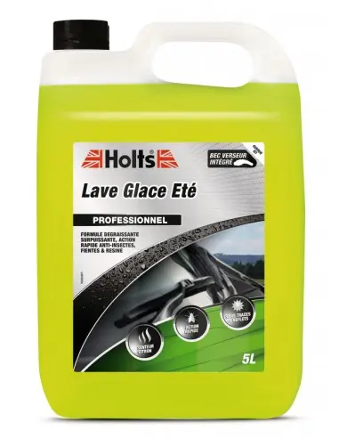 Holts Lave Glace Été 5L + Bec Verseur - Nettoyage Efficace pour Pare-Brise en Saison Chaude