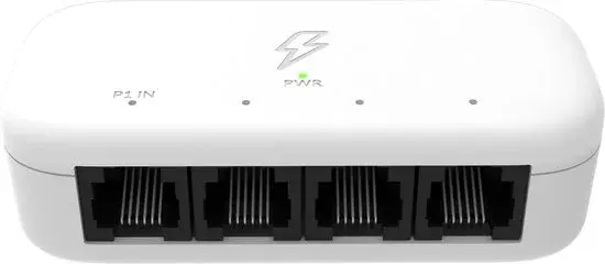 HomeWizard P1 Splitter Actif 3 ports Blanc - Nouveau Outlet