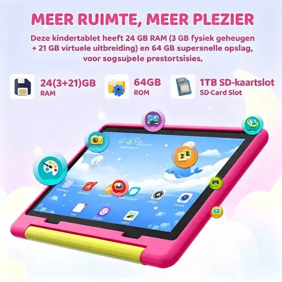 Hotlight 1028 Kindertablet 10.1 inch 64GB - Nieuw