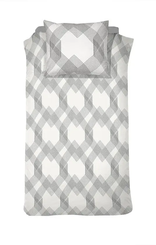 Housse de couette Damai Fontana Coton 140x200/220 cm Crème - Neuf Outlet