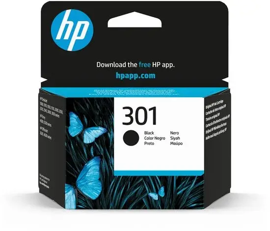 HP 301 Cartouche d'encre Noir Originale - Nouveau Outlet
