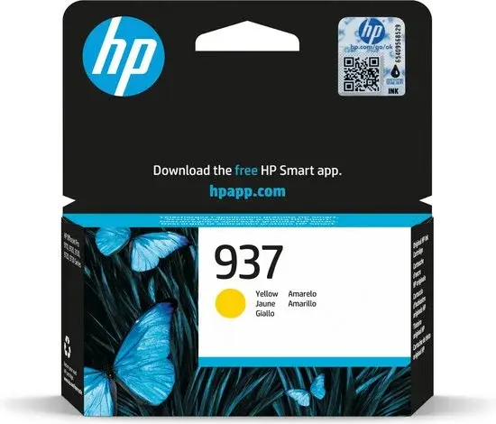HP 937 Cartouche d'encre Jaune - Nouveau Outlet