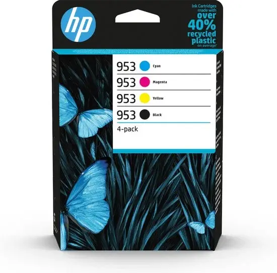 HP 953 Cartouche d'encre Noir Cyan Magenta Jaune - Nouveau Outlet