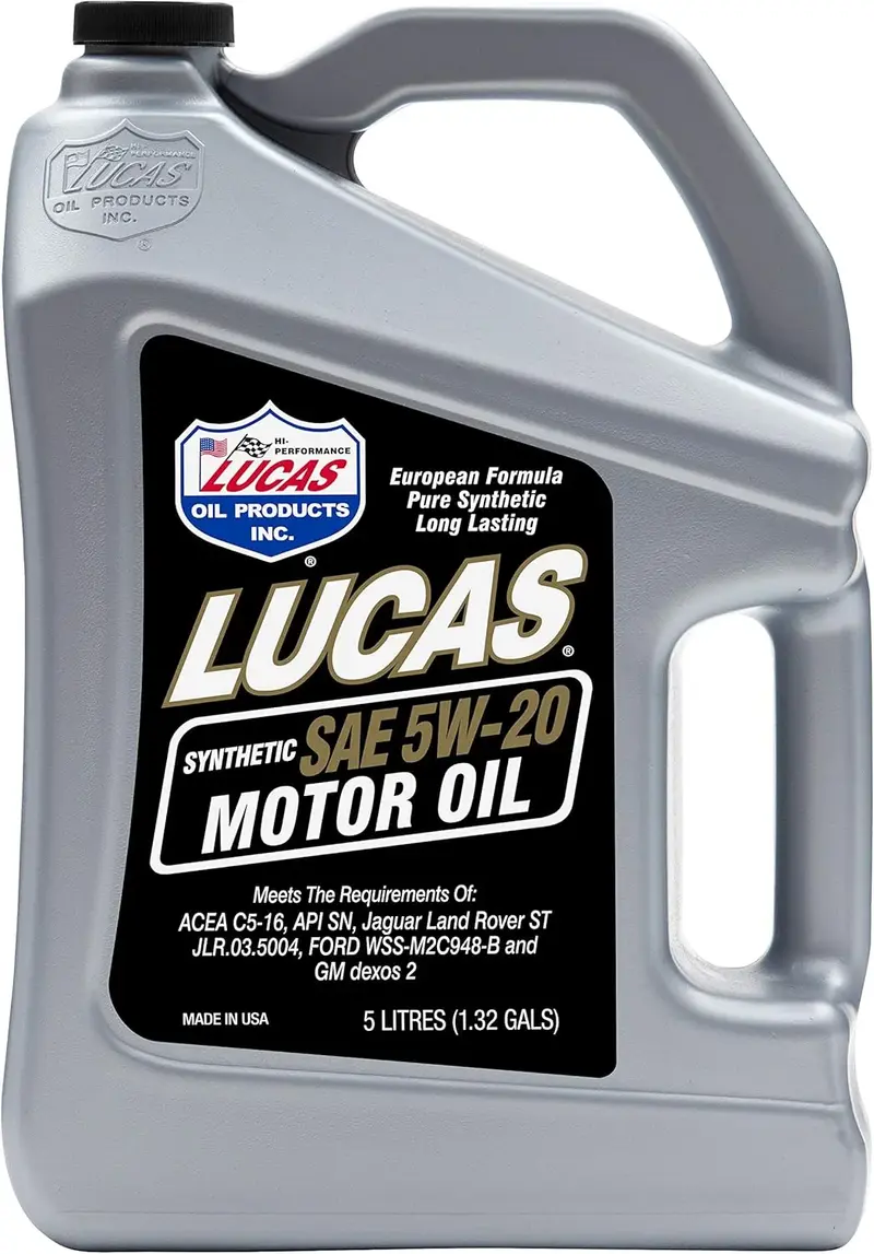 Huile moteur Lucas Oil 5W-20 Synthetic SAE - Nouvelle Outlet