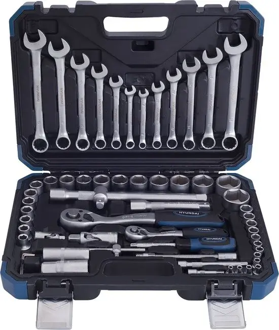 Hyundai Trousse à outils 61 pièces CrV Mallette - Neuf Outlet