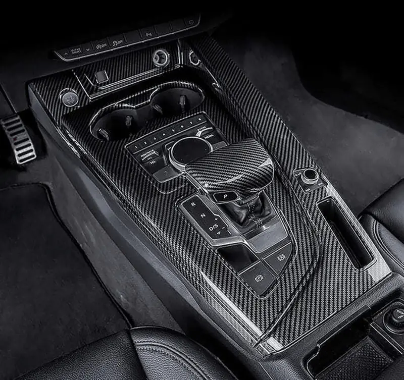 Insert console centrale carbone pour Audi A5 B9 (2017 - 2024)