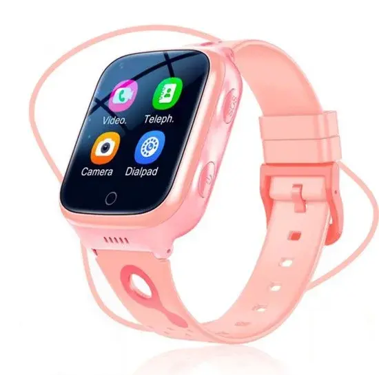 ISHIVA GPS Montre Enfant Rose 4G Caméra HD - Nouveau Outlet