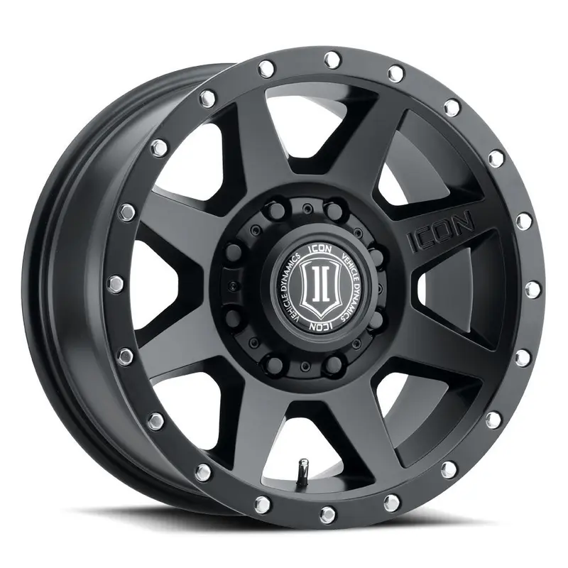 Jante 4x4 ICON Alloys Rebound HD – Noir satiné – 8,5x17 – 8x165,1 – ET13 – CB121