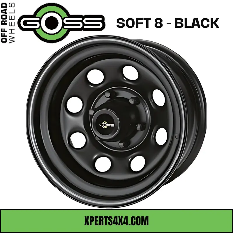 Jante Acier GOSS SOFT8 - Noir Mat