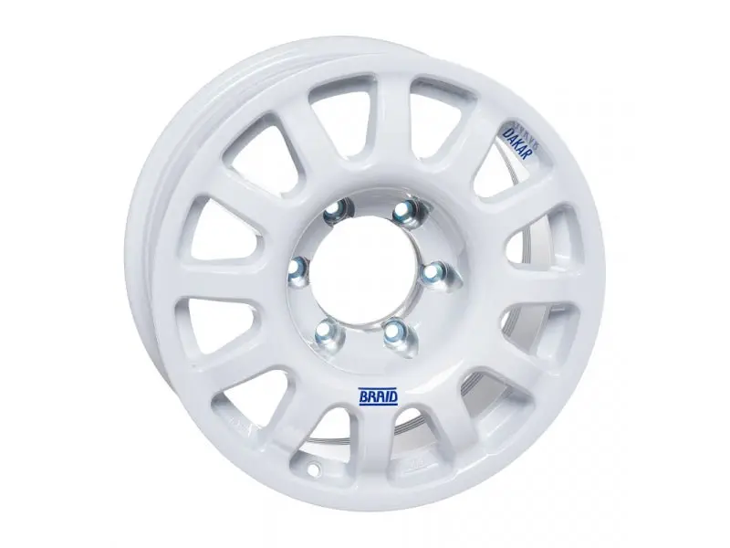 Jante Alu BRAID Fullrace Blanche 7x16 6x139.7 ET-10