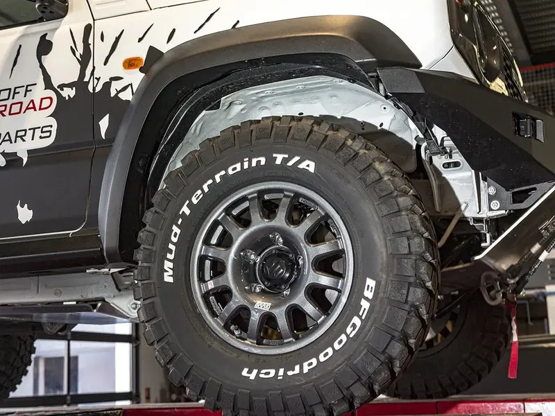 Jante Alu BRAID Fullrace Rally Grise 7x15 5x139.7 ET-3