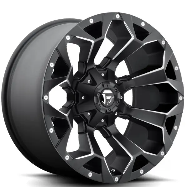 Jante Aluminium FUEL ASSAULT Matte Black & Milled